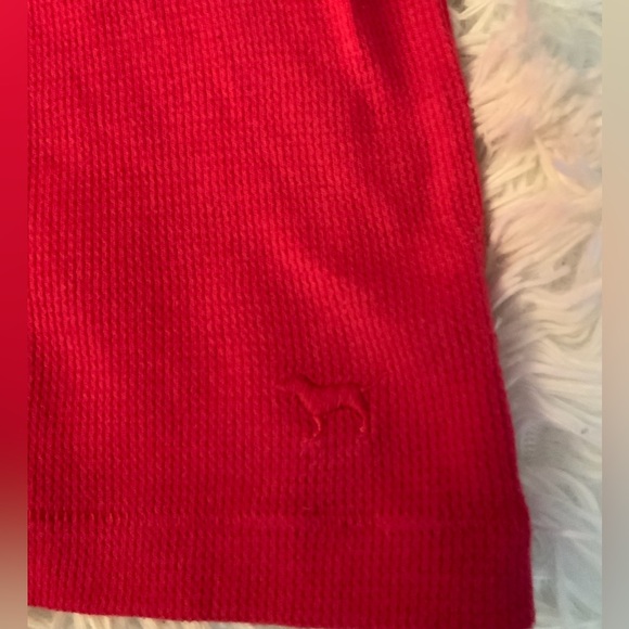 SOLD Victoria’s Secret PINK solid magenta long sleeve thermal sz XS - Picture 4 of 4
